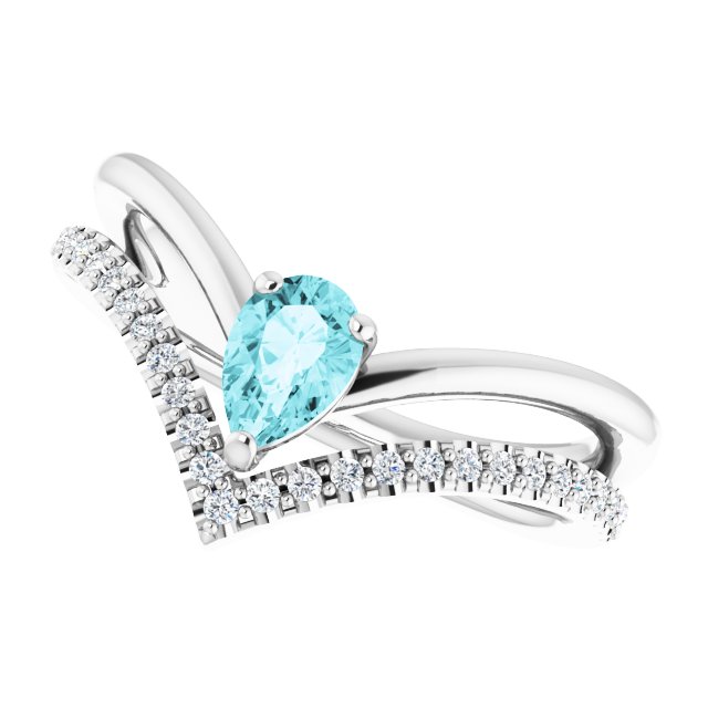 14k-white-natural-blue-zircon-&-1/6-ctw-natural-diamond-ring