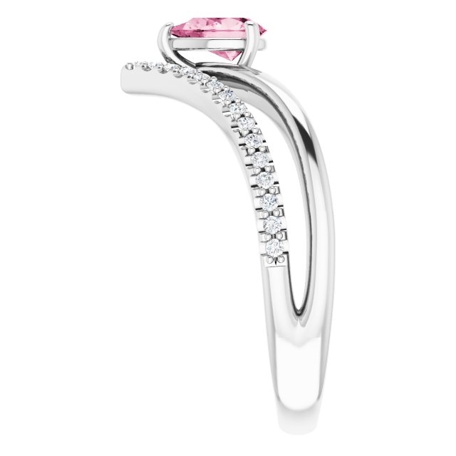 14k-white-natural-pink-tourmaline-&-1/6-ctw-natural-diamond-ring