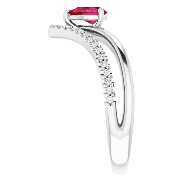 14k-white-lab-grown-ruby-&-1/6-ctw-natural-diamond-ring