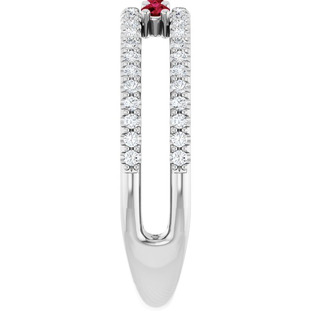 14k-white-lab-grown-ruby-&-1/4-ctw-natural-diamond-ring
