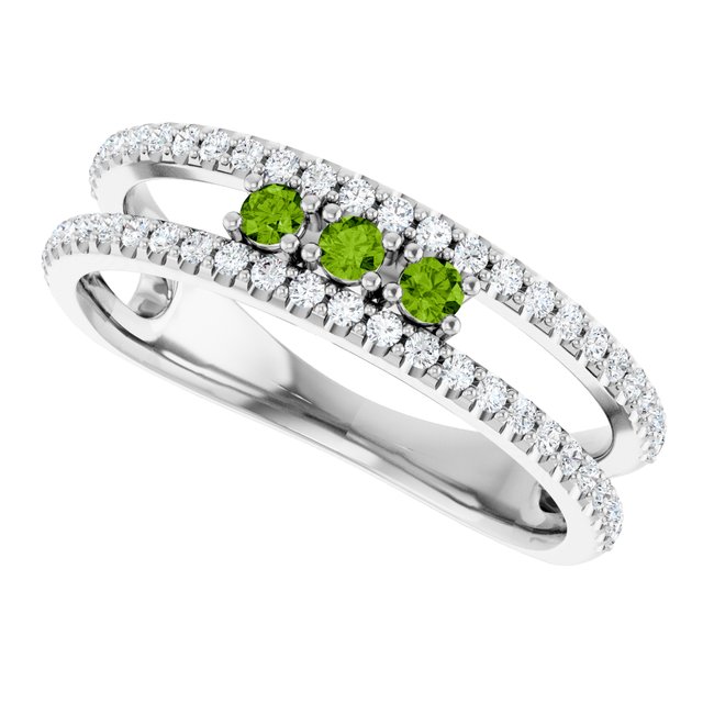 14k-white-natural-peridot-&-1/4-ctw-natural-diamond-ring