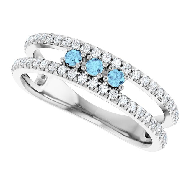 14k-white-natural-aquamarine-&-1/4-ctw-natural-diamond-ring