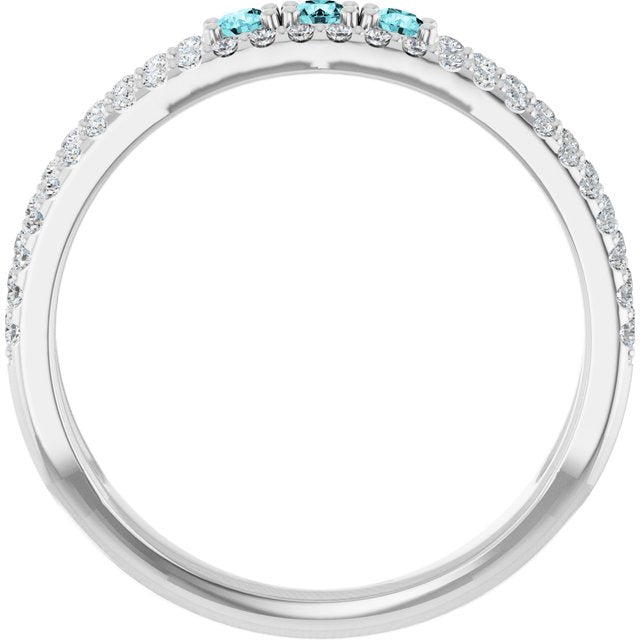 14k-white-natural-blue-zircon-&-1/4-ctw-natural-diamond-ring