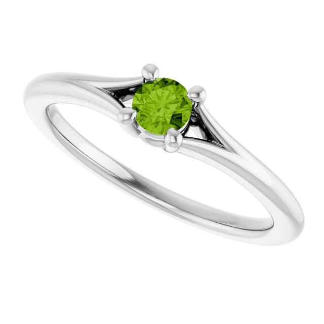 sterling-silver-imitation-peridot-youth-solitaire-ring
