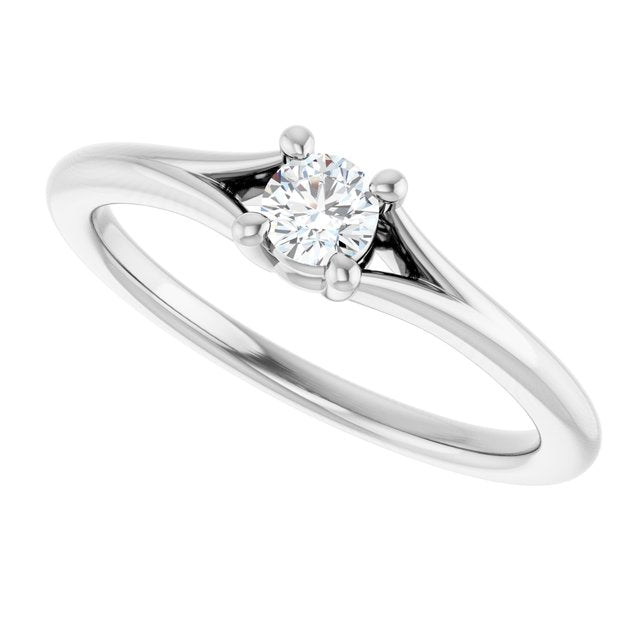 14k-white-1/10-ct-natural-diamond-youth-solitaire-ring