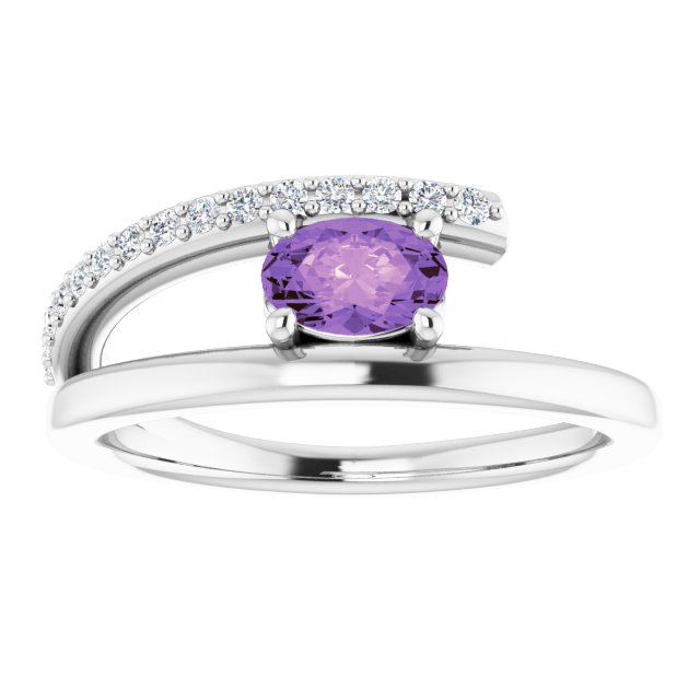 14k-white-natural-amethyst-&-1/8-ctw-natural-diamond-ring