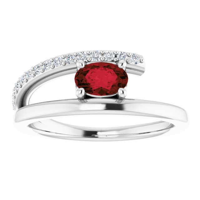 14k-white-natural-mozambique-garnet-&-1/8-ctw-natural-diamond-ring