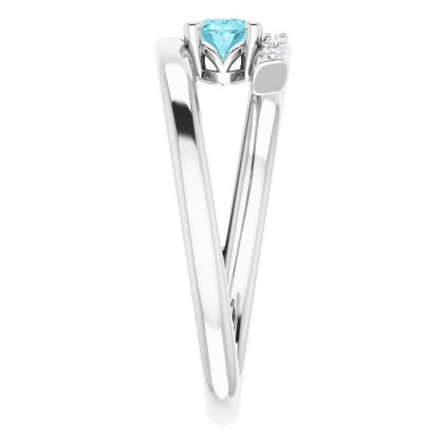 14k-white-natural-blue-zircon-&-1/8-ctw-natural-diamond-ring