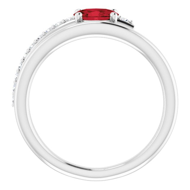 14k-white-natural-mozambique-garnet-&-1/8-ctw-natural-diamond-ring