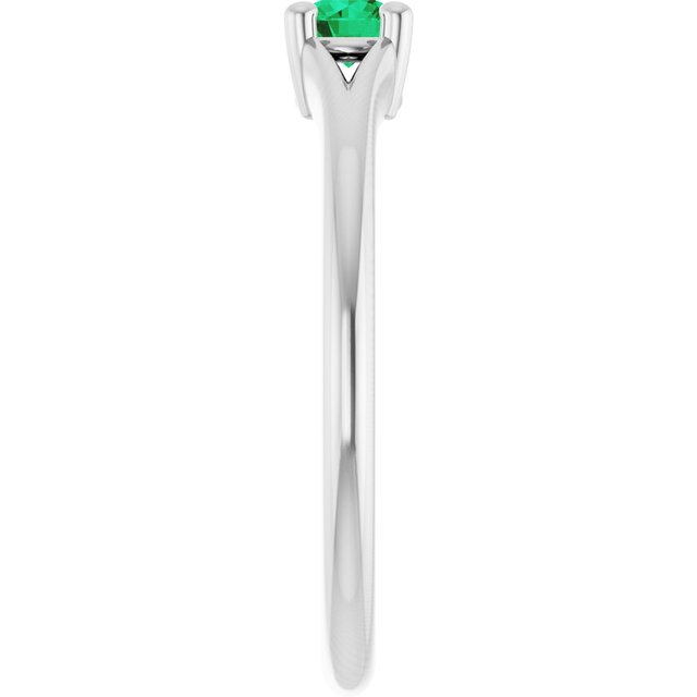 sterling-silver-imitation-emerald-youth-solitaire-ring