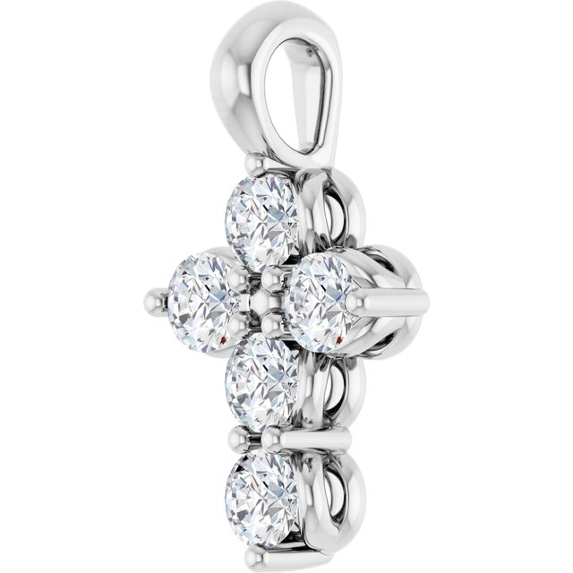 14k-white-natural-white-sapphire-cross-pendant