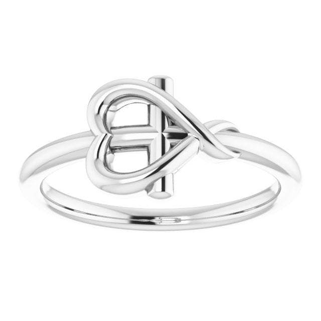14k-white-cross-with-heart-youth-ring