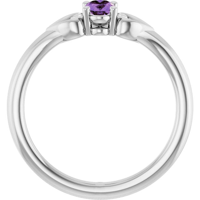 sterling-silver-imitation-amethyst-youth-heart-ring