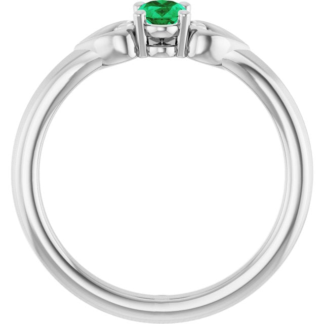 14k-white-lab-grown-emerald-youth-heart-ring
