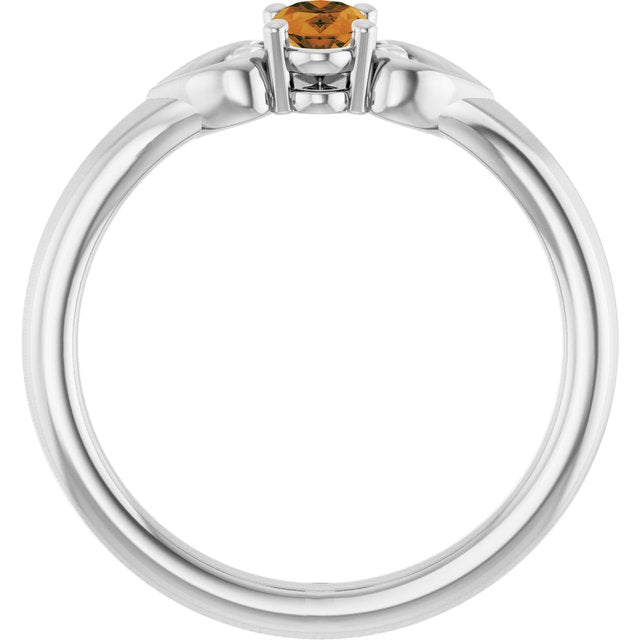 sterling-silver-imitation-citrine-youth-heart-ring