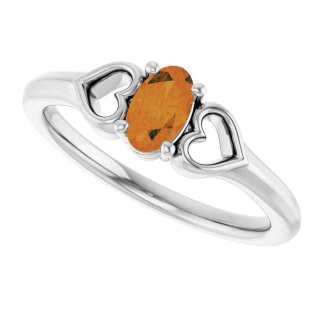 sterling-silver-imitation-citrine-youth-heart-ring