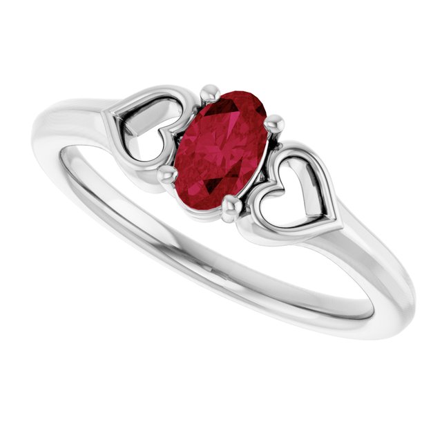 14k-white-natural-ruby-youth-heart-ring