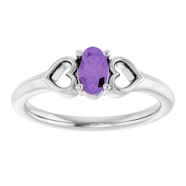 sterling-silver-imitation-amethyst-youth-heart-ring