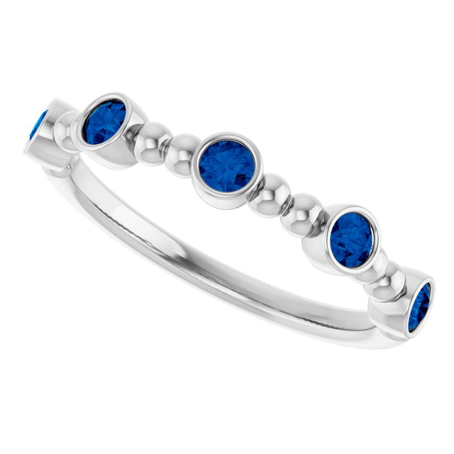 14k-white-natural-blue-sapphire-stackable-ring