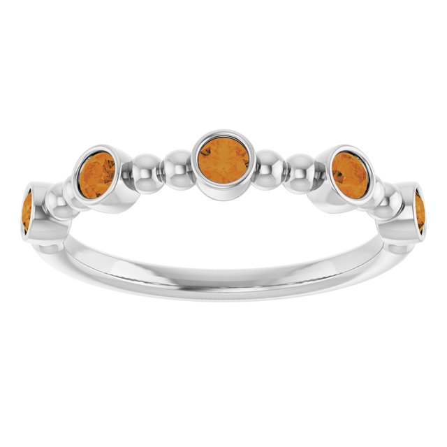 14k-white-natural-citrine-stackable-ring