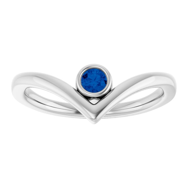 14k-white-lab-grown-blue-sapphire-bezel-set-v-ring