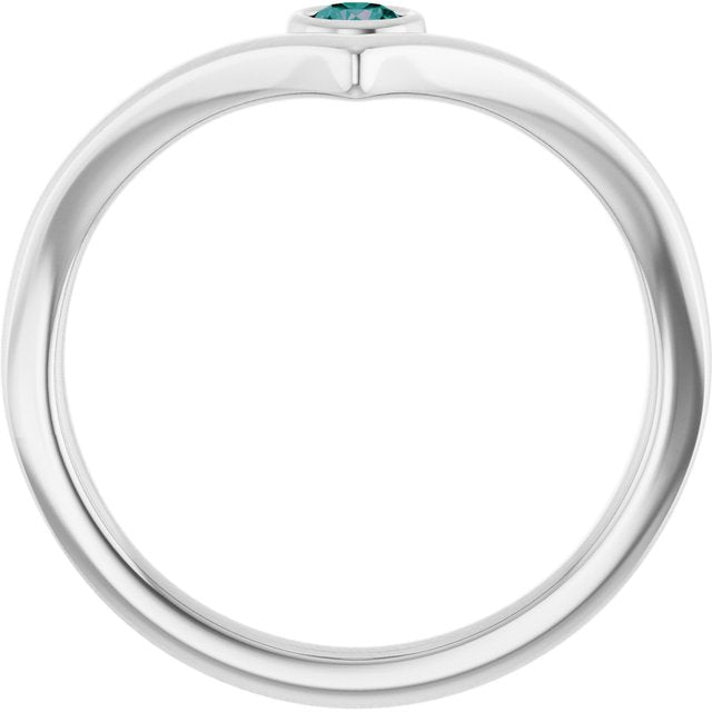 14k-white-lab-grown-alexandrite-bezel-set-v-ring
