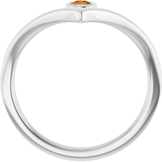14k-white-natural-citrine-bezel-set-v-ring