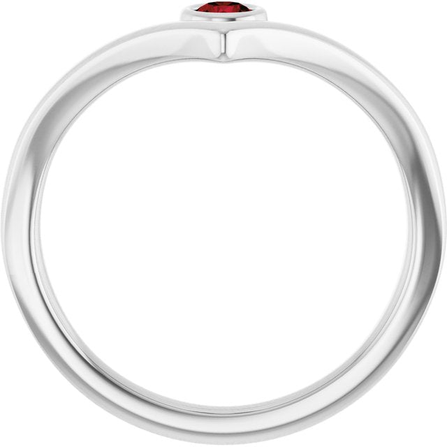 14k-white-natural-mozambique-garnet-bezel-set-v-ring