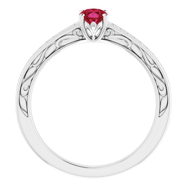 14k-white-lab-grown-ruby-ring