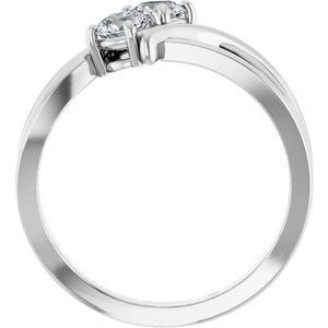 1/4 ct Diamond Two-Stone Ring
