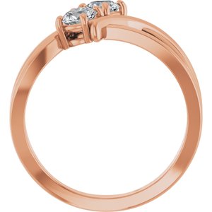 1/4 ct Diamond Two-Stone Ring