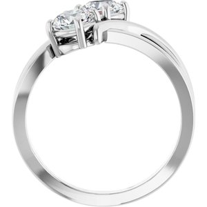 1/4 ct Diamond Two-Stone Ring