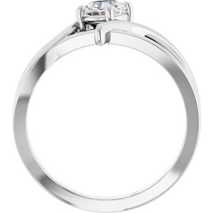 1/8 ct Diamond Bypass Ring