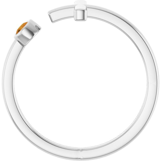 14k-white-natural-citrine-negative-space-cross-ring