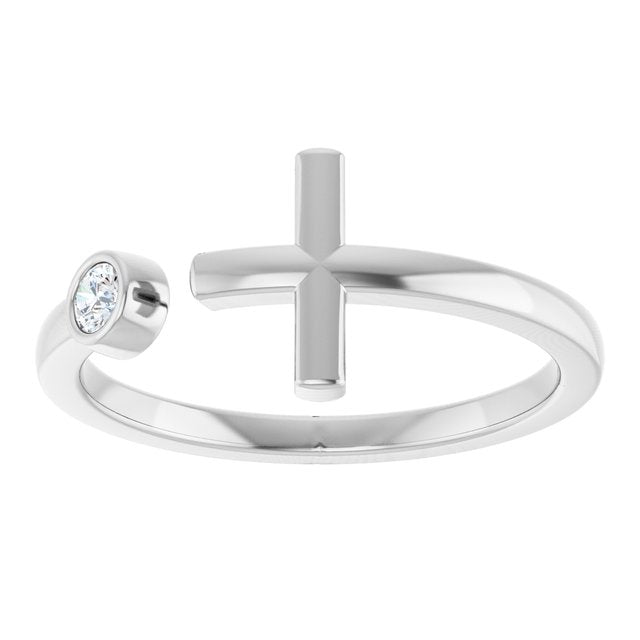 14k-white-.06-ctw-natural-diamond-negative-space-cross-ring