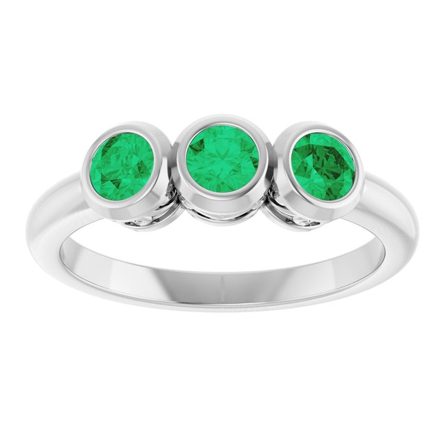 14k-white-lab-grown-emerald-three-stone-bezel-set-ring
