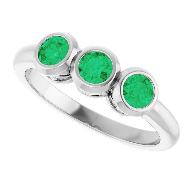 14k-white-lab-grown-emerald-three-stone-bezel-set-ring