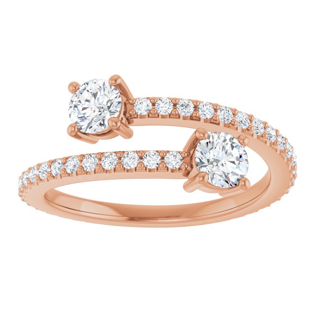 14k-rose-7/8-ctw-lab-grown-diamond-ring