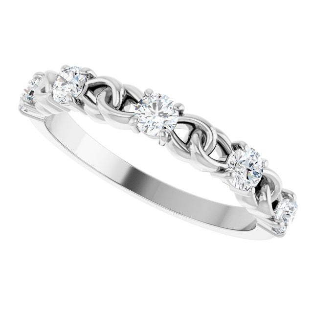 sterling-silver-1/2-ctw-natural-diamond-stackable-ring