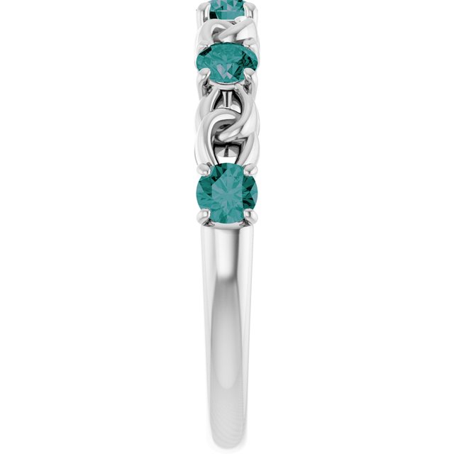 platinum-lab-grown-alexandrite-stackable-ring