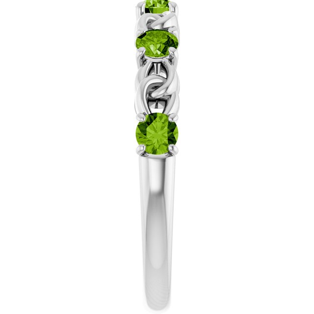 14k-white-natural-peridot-stackable-ring