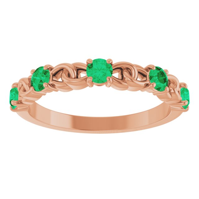 14k-rose-gold-lab-grown-emerald-stackable-ring