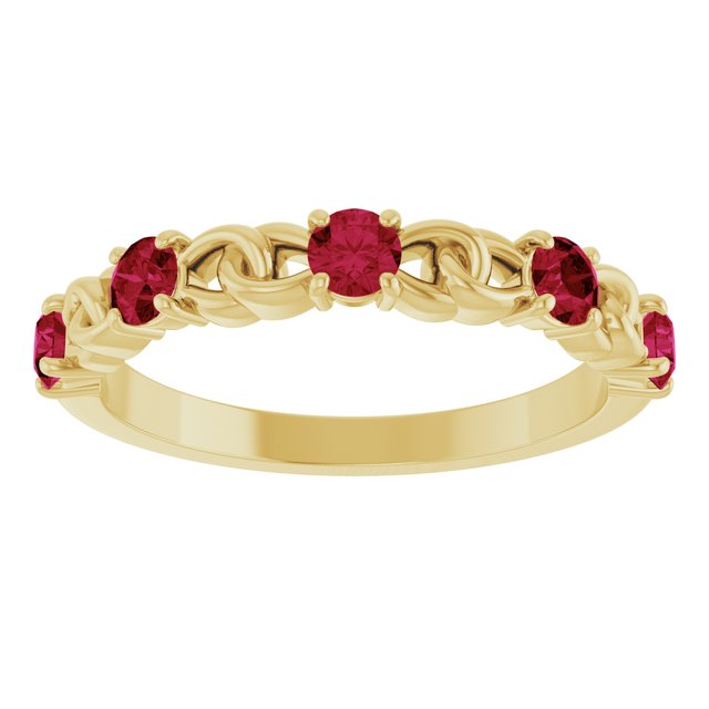 14k-yellow-lab-grown-ruby-stackable-ring