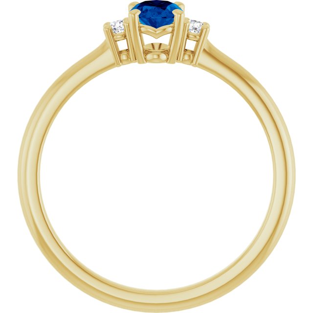 14k-yellow-lab-grown-blue-sapphire-&-.04-ctw-natural-diamond-ring