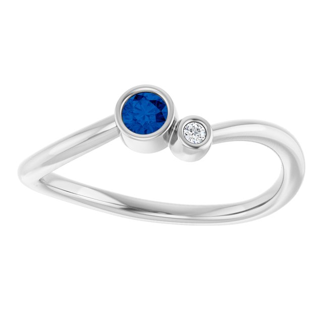 14k-white--natural-blue-sapphire-&-.015-ct-natural-diamond-ring