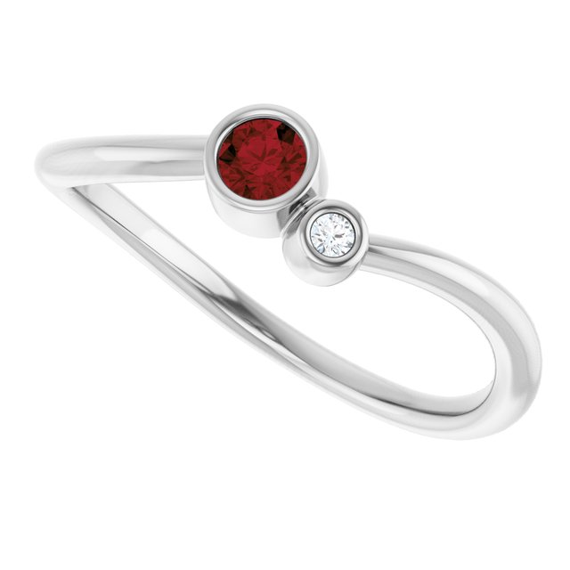 14k-white--natural-mozambique-garnet-&-.015-ct-natural-diamond-ring