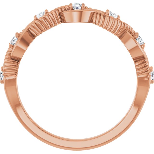 14k-rose-1/5-ctw-natural-diamond-stackable-ring