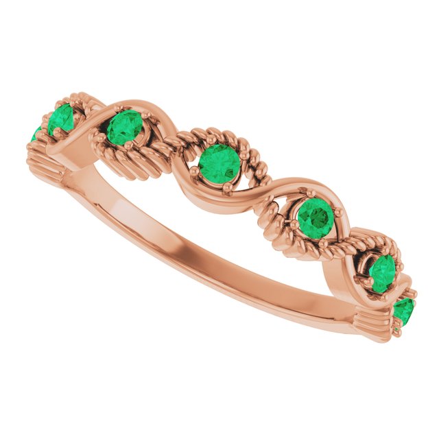 14k-rose-lab-grown-emerald-stackable-ring