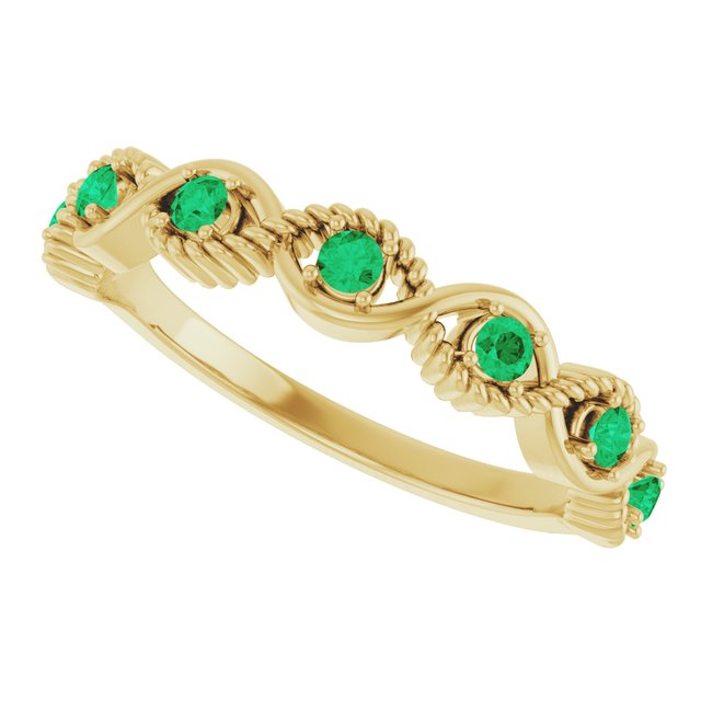 14k-yellow-gold-lab-grown-emerald-stackable-ring