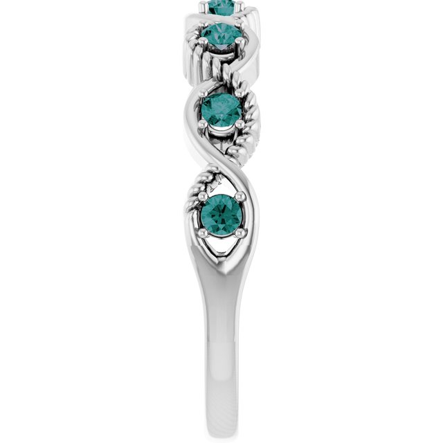 platinum-lab-grown-alexandrite-stackable-ring